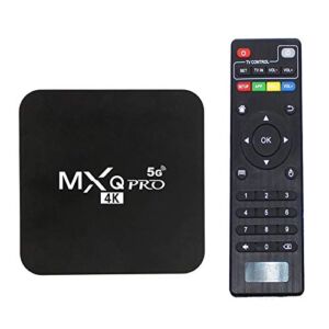 MXQ Pro 5G Android 11.1 TV Box 2022 Upgraded Version Ram 2GB ROM 16GB Android Smart Box H.265 HD 3D Dual Band 2.4G/5.8G WiFi Quad Core Home Media Player