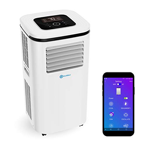 Rollibot ROLLICOOL Portable Air Conditioner w/App & Alexa Voice Control | Wi-Fi Enabled Portable AC & Dehumidifier | Quiet Operation, Easy Installation (12,000 BTU, White) | The Storepaperoomates Retail Market - Fast Affordable Shopping
