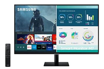 SAMSUNG 32″ M7 Smart Monitor&Streaming TV, 4K UHD, Adaptive Picture, Ultrawide Gaming View, Watch Netflix, HBO, PrimeVideo, AppleAirplay, Alexa,BuiltIn Speakers, Remote,HDMI,USB-C,LS32AM702UNXZA,Black | The Storepaperoomates Retail Market - Fast Affordable Shopping