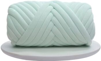 Aloiyue Chunky Blanket Yarn Mint Green 1lbs,Super Bulky Velvet Thick Big Arm Knitting Cotton Yarn for Crocheting DIY Throw Blanket, 1.1lbs/17.6oz/22yards | The Storepaperoomates Retail Market - Fast Affordable Shopping