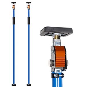 SAND MINE Adjustable Support Pole, 3rd Hand Support System, Steel Quick Support Rod, Upper Hand Work Support for Cabinet Jacks Cargo Bars Drywall Support, 2 Pack