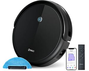 360 C50 Robot Vacuum Cleaner, Smart IR Remote Control, 2-in-1 Vacuum and Mop, 2600 Pa Strong Suction, 4 Cleaning Modes, Anti-Drop Sensors, Automatic Self Charging Robotic Vacuum Cleaner, Ultra-Thin