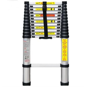 NEOCHY Lightweight Foldable Portable 13 Ft Aluminum Telescoping Ladder Telescopic Extension Extendable Ladder (Color : 9ft)