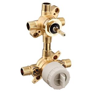 Moen U362CIS M-CORE 3-Series Mixing 3 or 6 Function Integrated Transfer Valve with CC/IPS Connections and Stops, or Unfinished