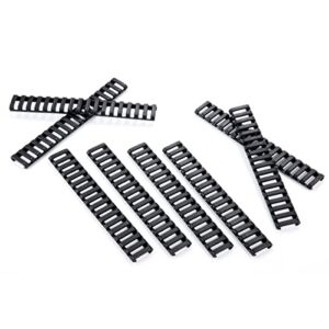 18 Slots,Polymer Soft Easy Install Ladder, Included 8 PCS, Black