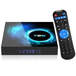 Android TV Box 10.0, Smart TV Box Android 4GB Ram 32GB ROM Allwinner H616 Quad-Core Support Dual WiFi 2.4G+5G Bluetooth 4K 6K Ultra HD H.265 3D Android Box Media Player