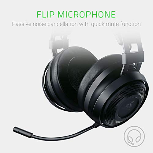 Razer Nari Essential Wireless 7.1 Surround Sound Gaming Headset: THX Spatial Audio – Auto-Adjust Headband & Swivel Cups – Auto-Adjust – Flip Mic – for PC, PS4, PS5 Only – Black | The Storepaperoomates Retail Market - Fast Affordable Shopping