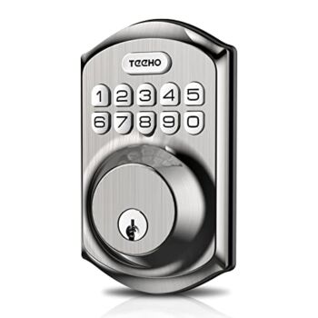 TEEHO TE001 Keyless Entry Door Lock with Keypad – Smart Deadbolt Lock – Front Door Lock with 2 Keys – Auto Lock – Easy Installation – Satin Nickel | The Storepaperoomates Retail Market - Fast Affordable Shopping