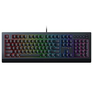 Razer Cynosa V2 Gaming Keyboard: Customizable Chroma RGB Lighting – Individually Backlit Keys – Spill-Resistant Design – Programmable Macro Functionality – Dedicated Media Keys
