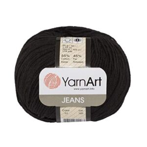 55% Cotton 45% Acrylic YarnArt Jeans Sport Yarn 1 Skein/Ball 50 gr 174 yds (53)