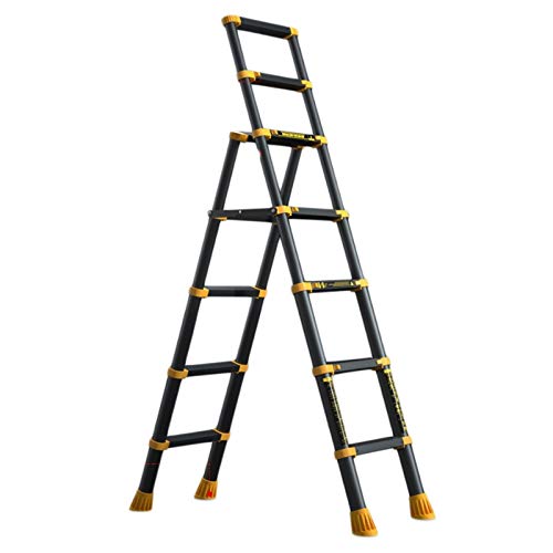 NEOCHY Lightweight Foldable Portable Telescoping Ladders Aviation Aluminum Telescoping Ladder A-Frame Aluminum Extension Ladder Lightweight Portable Multi-Purpose Folding Ladder Extension Ladders | The Storepaperoomates Retail Market - Fast Affordable Shopping