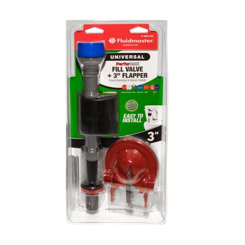 Fluidmaster K-400H-040-T5 PerforMAX Fill Valve and 3-Inch Flapper Toilet Repair Kit, Multicolor | The Storepaperoomates Retail Market - Fast Affordable Shopping