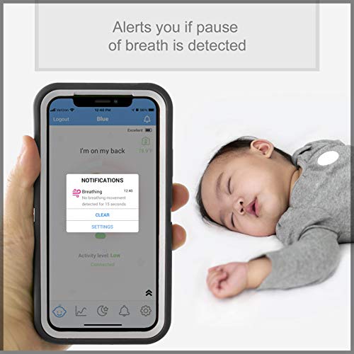 MonBaby Baby Breathing Movement Monitor: Tracks Breathing Movement, Feeling Temperature, Rollover, and Sleeping Position. Alerts Go to Smartphone if Baby May Need Attention | The Storepaperoomates Retail Market - Fast Affordable Shopping