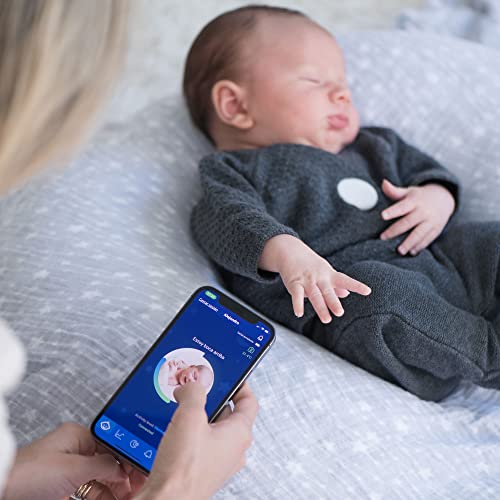 MonBaby Baby Breathing Movement Monitor: Tracks Breathing Movement, Feeling Temperature, Rollover, and Sleeping Position. Alerts Go to Smartphone if Baby May Need Attention | The Storepaperoomates Retail Market - Fast Affordable Shopping