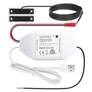 Lomota Smart Wi-Fi Garage Door Opener Remote, Tuya Smart Life APP Control, Work with Alexa, Google Assistant, No Hub Needed