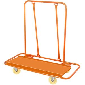 Mophorn Drywall Cart 1600LBS Load Capacity Drywall Cart Dolly Handling Sheetrock Sheet Panel Service Cart Heavy Duty Casters
