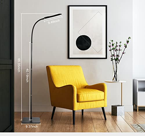Smart LED Floor Lamp, GMK Standing Lamp Compatible with Alexa Google Home, App Remote Control 10-100% Brightness Reading Lamp Stepless Dimmer Adjustable 2700-6500K for Bedroom Living Room Office | The Storepaperoomates Retail Market - Fast Affordable Shopping