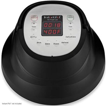 Instant Pot Air Fryer Lid 6 in 1, No Pressure Cooking Functionality, 6 Qt, 1500 W,Black | The Storepaperoomates Retail Market - Fast Affordable Shopping