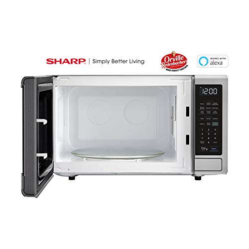 Sharp ZSMC1449FS Smart Countertop Microwave Oven 1.4 Cubic Foot, Stainless Steel-Works with Alexa — A Certified for Humans Device | The Storepaperoomates Retail Market - Fast Affordable Shopping