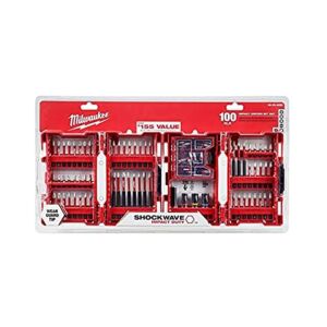 Milwaukee Shockwave Impact Duty Alloy Steel Drill and Screw Driver Bit Set (100-Piece)