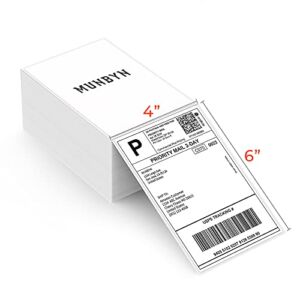 MUNBYN Thermal Direct Shipping Label (Pack of 500 4×6 Fan-Fold Labels) – Commercial Grade