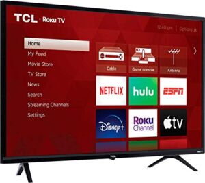TCL 32S335 / 32S335 / 32S335 32 inch 3-Series HD LED Smart Roku TV (Renewed)