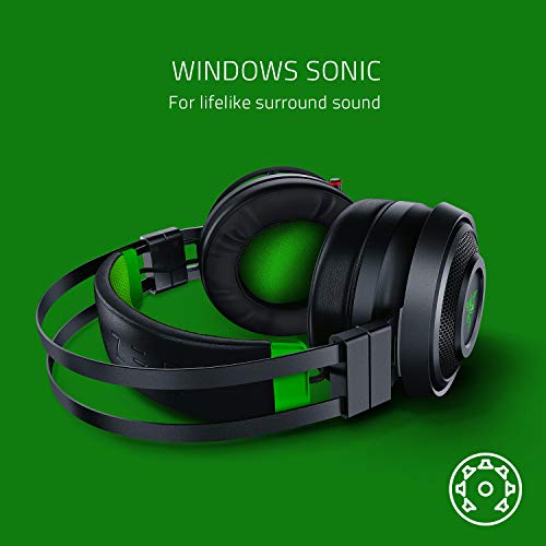 Razer Nari Ultimate for Xbox One Wireless 7.1 Surround Sound Gaming Headset: HyperSense Haptic Feedback – Auto-Adjust Headband – Retractable Mic – for Xbox One, Xbox Series X & S – Black/Green | The Storepaperoomates Retail Market - Fast Affordable Shopping