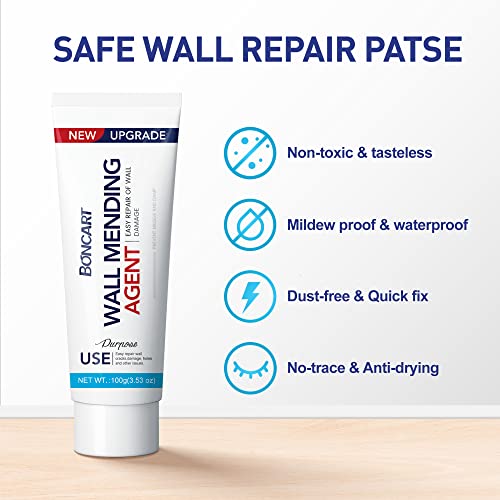 Drywall Repair Kit,2 Pack Wall Mending Agent,Wall Spackle with Scraper, Wall Surface Hole Fill Quick and Easy Solution | The Storepaperoomates Retail Market - Fast Affordable Shopping