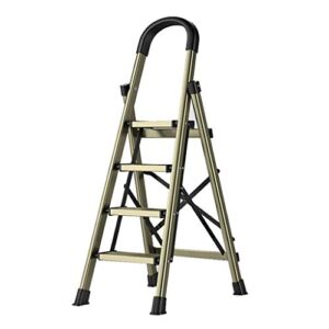 Lightweight Foldable Portable Telescoping Ladders Aluminum Alloy Step Ladder Household Folding Multifunctional Herringbone Ladder Indoor 4/5 Step Thickened Telescopic Small Escalator Ladders ( Color :