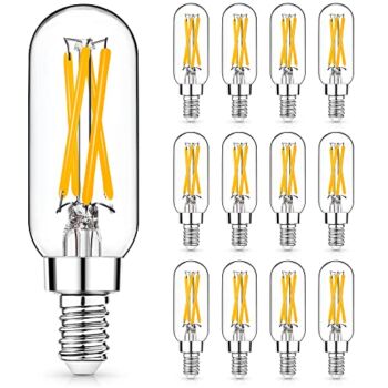 12 Pack E12 LED Edison Bulb,4W Equal 40W LED e12 Candelabra Bulbs 2700K Warm White,Dimmable T6 T25 LED Bulbs,E12 Light Bulb,Small Filament LED Light Bulb for Chandelier,Ceiling Fan,Wall sconces,420LM | The Storepaperoomates Retail Market - Fast Affordable Shopping