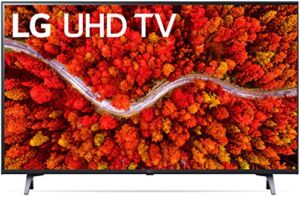 LG 80 Series 43” Alexa Built-in, 4K UHD Smart TV, Native 60Hz Refresh Rate, Dolby Cinema, Director Settings, Gaming Mode, with Magic Remote (43UP8000, Old Model)