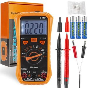 Digital Multimeter Tester, Electrical Voltmeter Tester, Volt Multi Meter, Car Battery Tester Circuit Tester