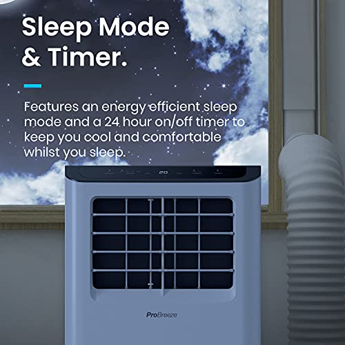 Pro Breeze Smart Air Conditioner Portable 10,000 BTU – 1130W Portable Air Conditioner with 4-in-1 Function, 300 Sq Ft Coverage, 24 Hour Timer & Window Venting Kit Included – AC Unit with Wifi & App | The Storepaperoomates Retail Market - Fast Affordable Shopping