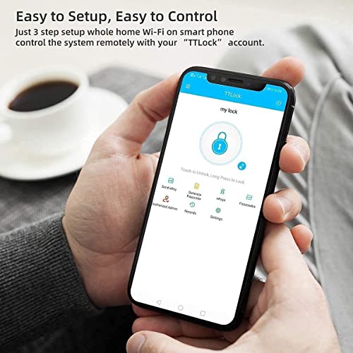 Hornbill Smart Deadbolt, Keyless Entry Door Lock with Biometric Fingerprint, Bluetooth Electronic Smart Lock with Keypad, App Control, 5 pcs IC Card, Work with Alexa for Front Door, Bedroom, Apartment | The Storepaperoomates Retail Market - Fast Affordable Shopping