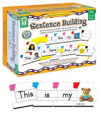 Sentence Building for Kids, Sight Word Builder Literary Resource for Early Reading, Speech, Writing, and Language Practice, Educational Games for Kids Ages 5+ (86 pc) | The Storepaperoomates Retail Market - Fast Affordable Shopping