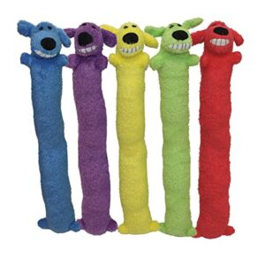Multipet’s Original Loofa Jumbo Dog Toy in Assorted Colors, 24-Inch