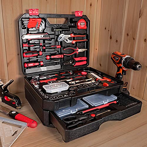 KingTool 325 Piece Home Repair Tool Kit, General Home/Auto Repair Tool Set, Toolbox Storage Case with Drawer, General Household Tool Kit – Perfect for Homeowner, Diyer, Handyman | The Storepaperoomates Retail Market - Fast Affordable Shopping