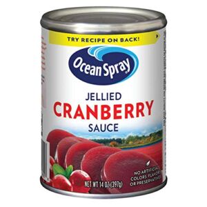 Ocean Spray Jellied Gluten Free Cranberry Sauce, 14 Ounce Can