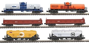 N Mixed Freight Train Set – 6 Car Assortment | The Storepaperoomates Retail Market - Fast Affordable Shopping