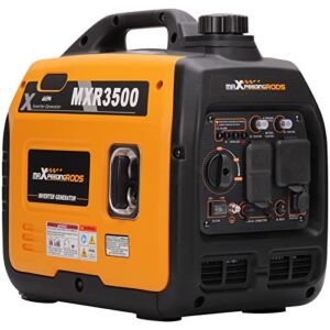 maXpeedingrods 3500W Portable Inverter Generator, RV Ready,for Outdoor Camping Trailer Event Commercial Mobile Power Supply Backup Event, Gas Powered, EPA Compliant,Compact & Lightweight 47LBs