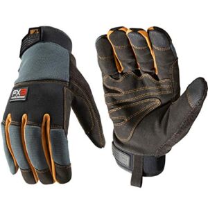 FX3 Men’s Extreme Dexterity Extra Wear Winter Work Gloves, Extra Large (Wells Lamont 7796)