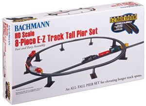 Bachmann Trains 8 PC. E-Z TRACK TALL PIER SET – HO Scale