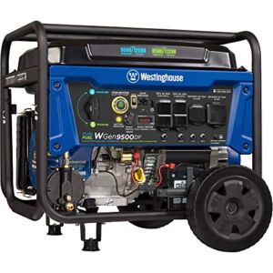 Westinghouse 12500 Watt Dual Fuel Home Backup Portable Generator, Remote Electric Start, Transfer Switch Ready, Gas and Propane Powered, CARB Compliant