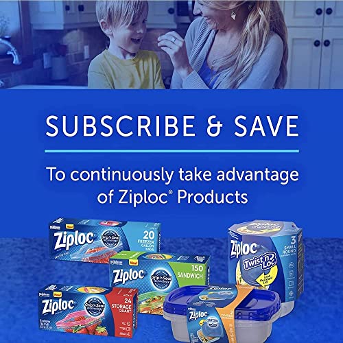 Ziploc Paper Sandwich & Snack Bags, Recyclable & Sealable with Fun Designs, 50 Count, Pack of 3 (150 Total Bags) | The Storepaperoomates Retail Market - Fast Affordable Shopping