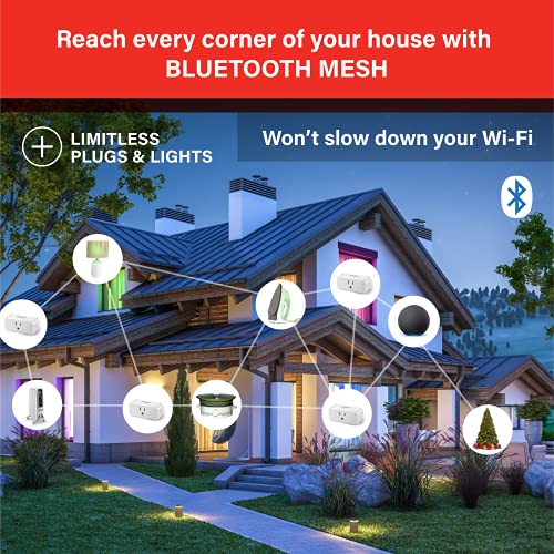 Sengled Smart Plug Works with Alexa, Amazon Smart Plug Bluetooth Mesh, Alexa Plug Smart Outlet Remote Control, 15A Smart Socket, 1800W, Timer & Schedule, FCC Certified, No Hub Required, 4 Pack | The Storepaperoomates Retail Market - Fast Affordable Shopping