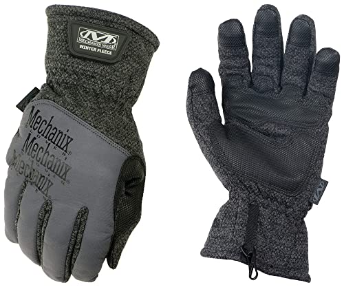 Winter Work Gloves for Men by Mechanix Wear: Winter Fleece – Touchscreen, Insulated with 3M Thinsulate (Large, Black/Grey) | The Storepaperoomates Retail Market - Fast Affordable Shopping