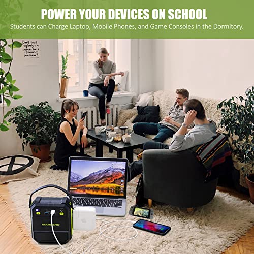 MARBERO Portable Power Station 83Wh Electric Generator Solar Power Bank 80W(Peak 120W) Laptop Charger with flashlight, Battery Pack with AC Outlet 4 USB Ports for Outdoor Camping Home Emergency Travel | The Storepaperoomates Retail Market - Fast Affordable Shopping