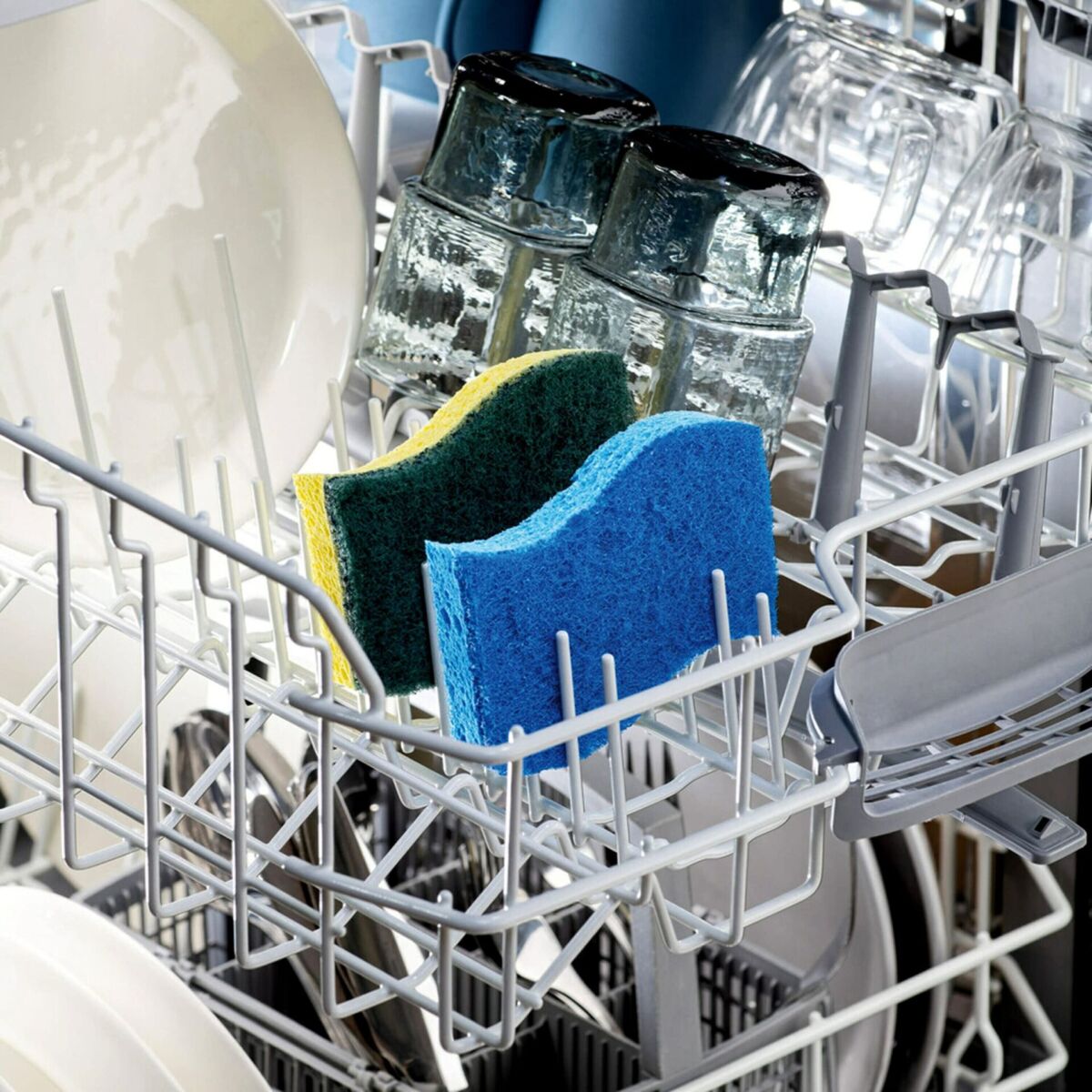 Scotch-Brite Heavy Duty Scrub Sponges, For Washing Dishes and Cleaning Kitchen, 6 Scrub Sponges | The Storepaperoomates Retail Market - Fast Affordable Shopping