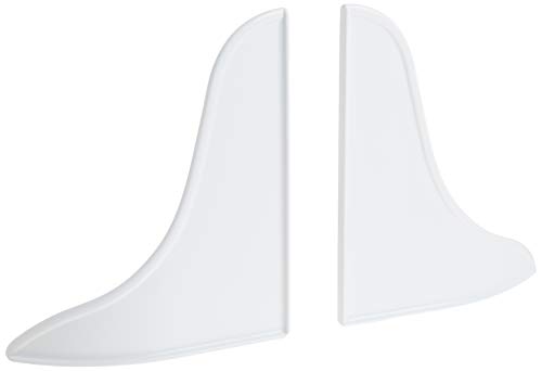 Prime-Line M 6086 Bath Tub Splash Guard, 9 in. x 10-3/4 in., Plastic, White | The Storepaperoomates Retail Market - Fast Affordable Shopping