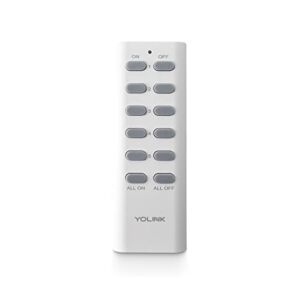 YoLink Remote, 500 Feet World’s Longest Range Smart Remote Controller One Button Plugs Switches Outlets Grouping and Controlling, LoRa Enabled Smart Home Automation Device
